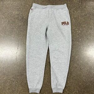 Women's Polo Ralph Lauren Grey Sweatpants (Size XL) Y2K